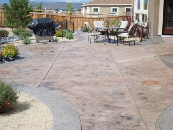 Sierra Design Concrete Stamped Patios project